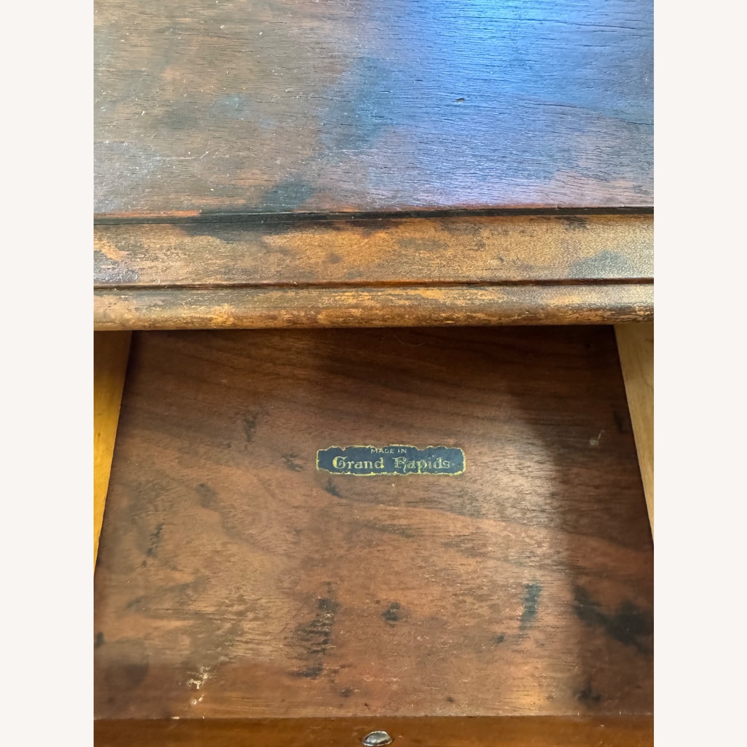 John Widdicomb Dark Brown Wood Side Table - image-4