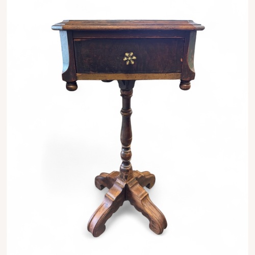 Used John Widdicomb Dark Brown Wood Side Table for sale on AptDeco