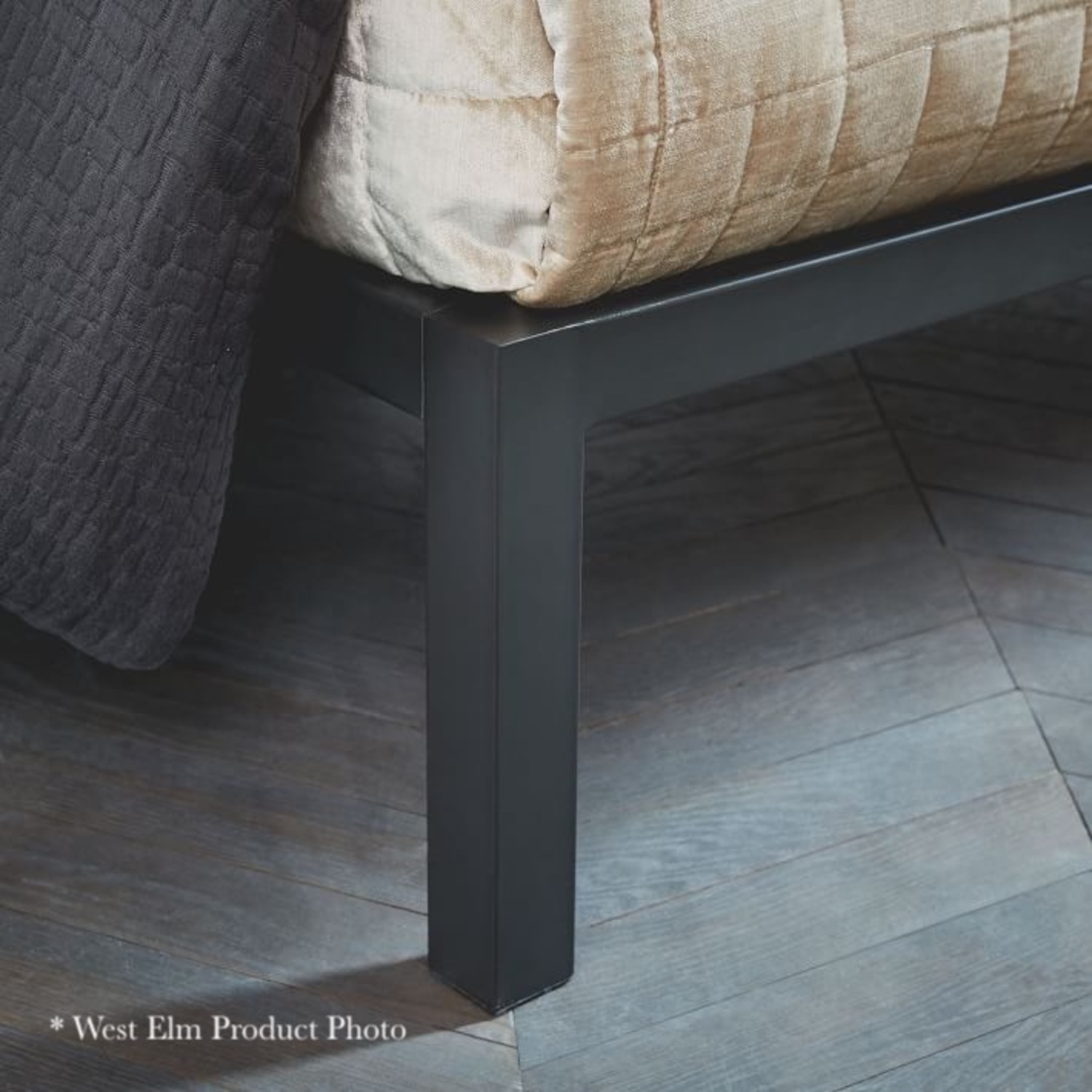 West Elm Queen Bed Frame & Headboard - image-7