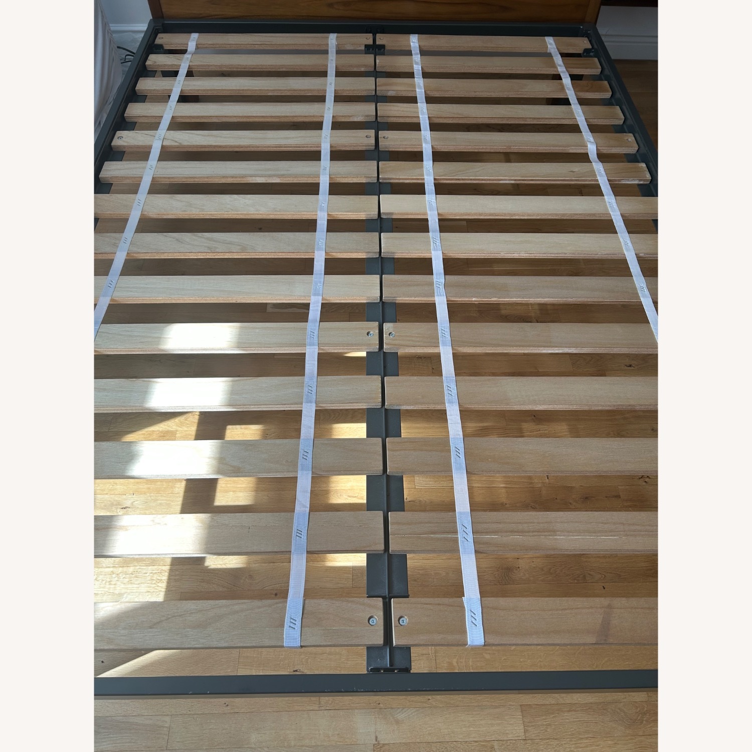 West Elm Queen Bed Frame & Headboard - image-6