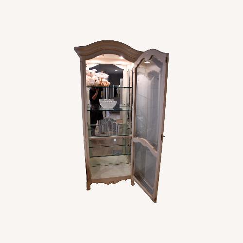 Used Ethan Allen Natural Wood Armoire for sale on AptDeco