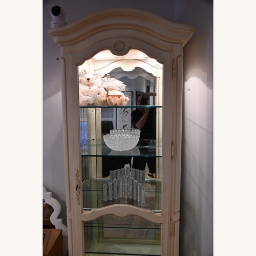 Used Ethan Allen Natural Wood Armoire for sale on AptDeco
