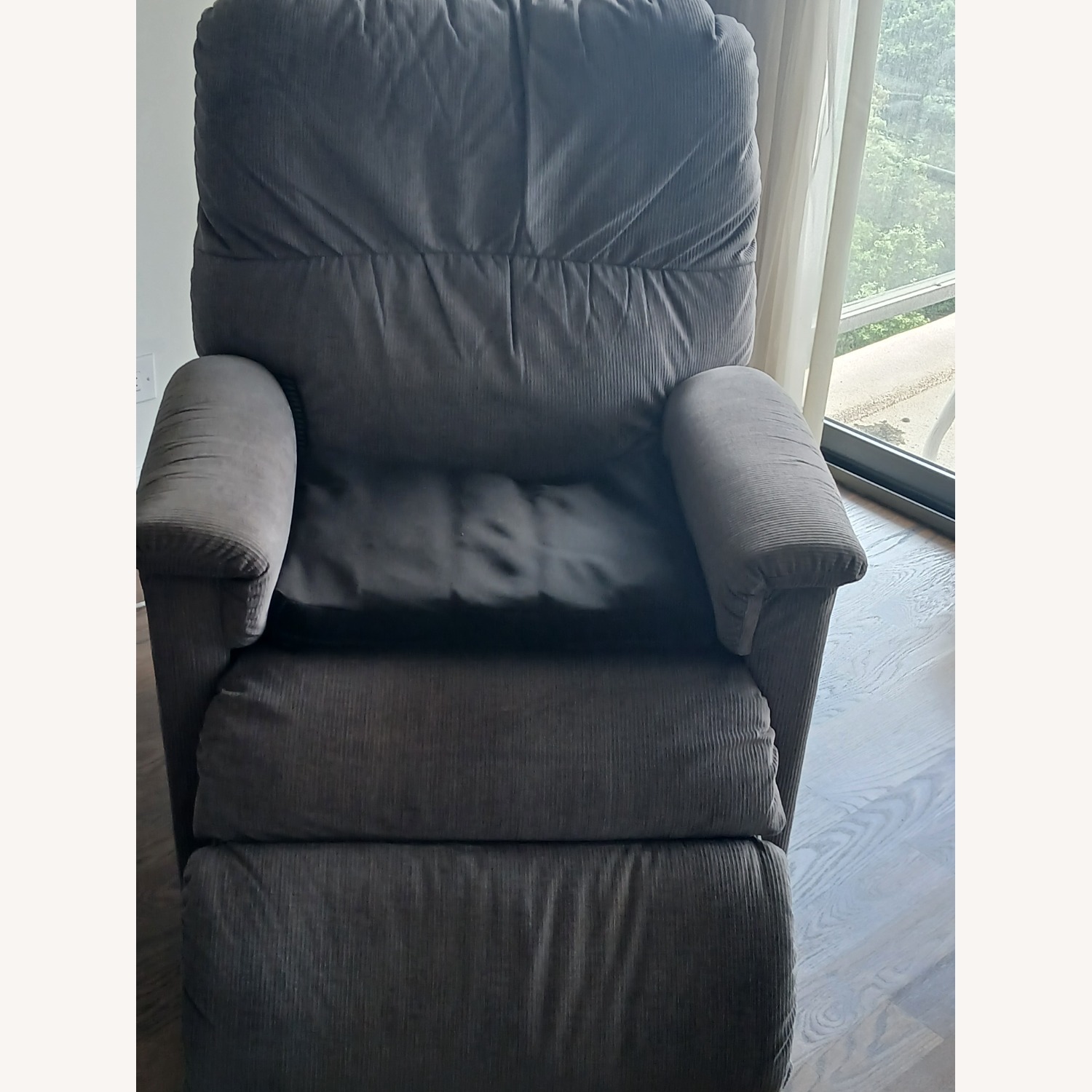 Light Gray Recliner - image-1