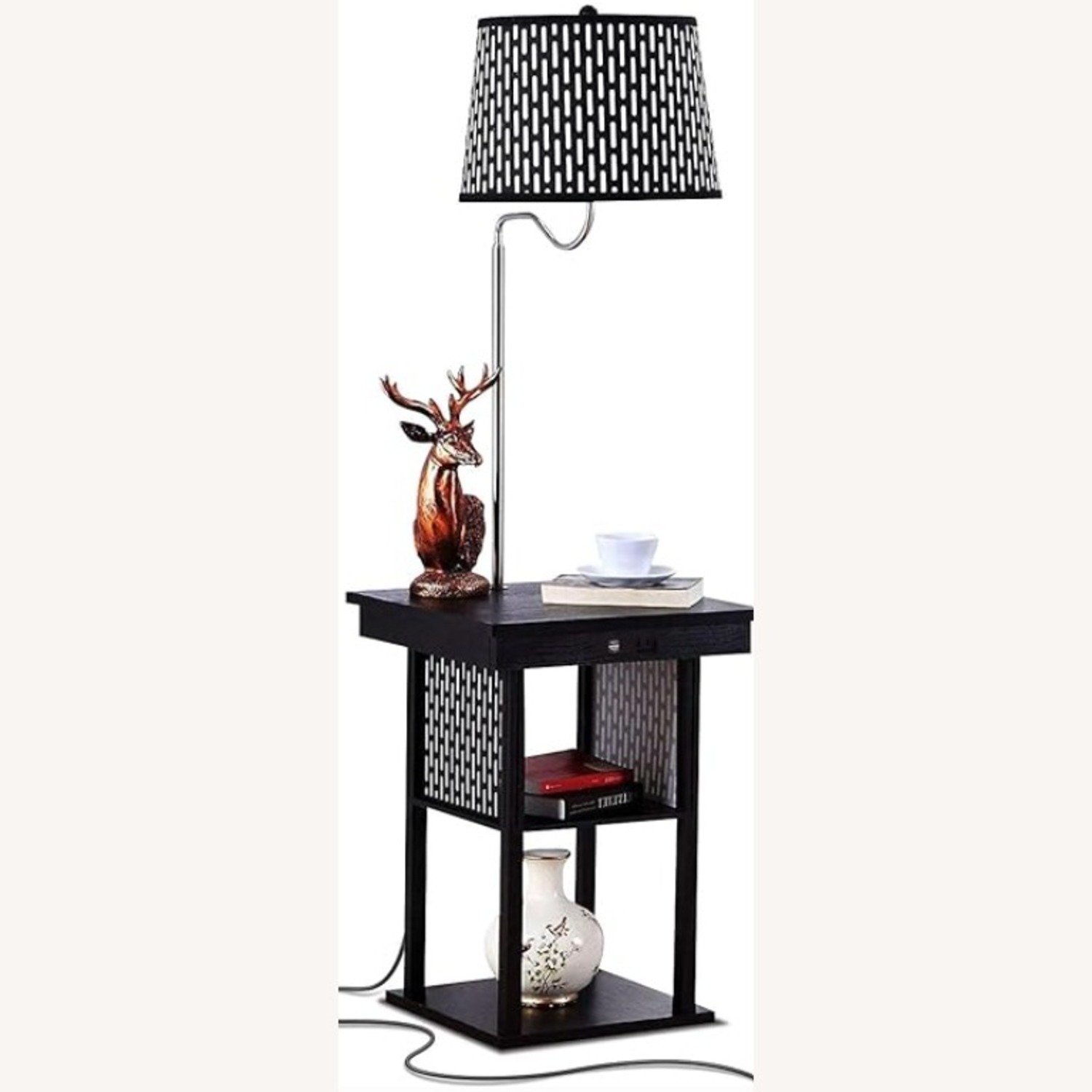 Amazon Dark Brown Side Table - image-3