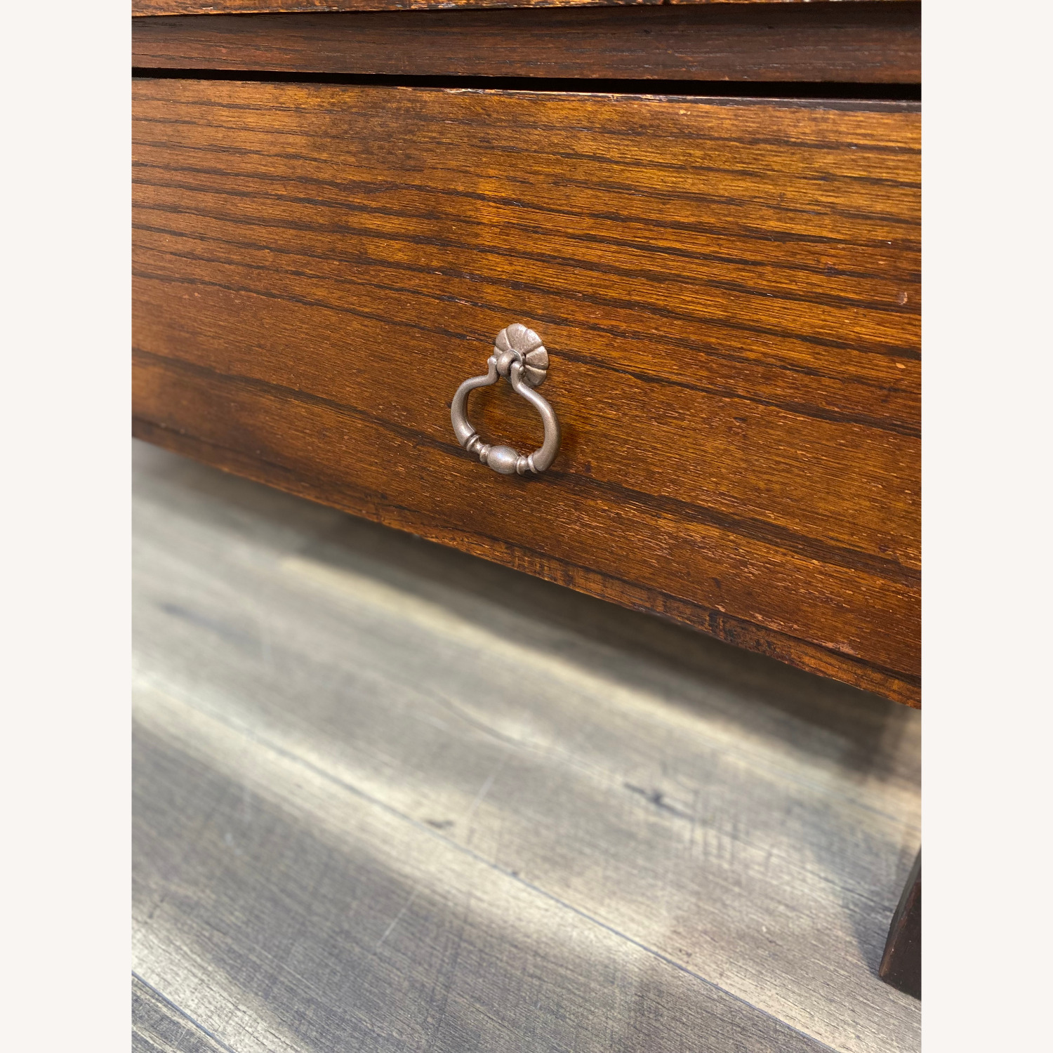 Vintage/Antique Dark Brown Armoire - image-11