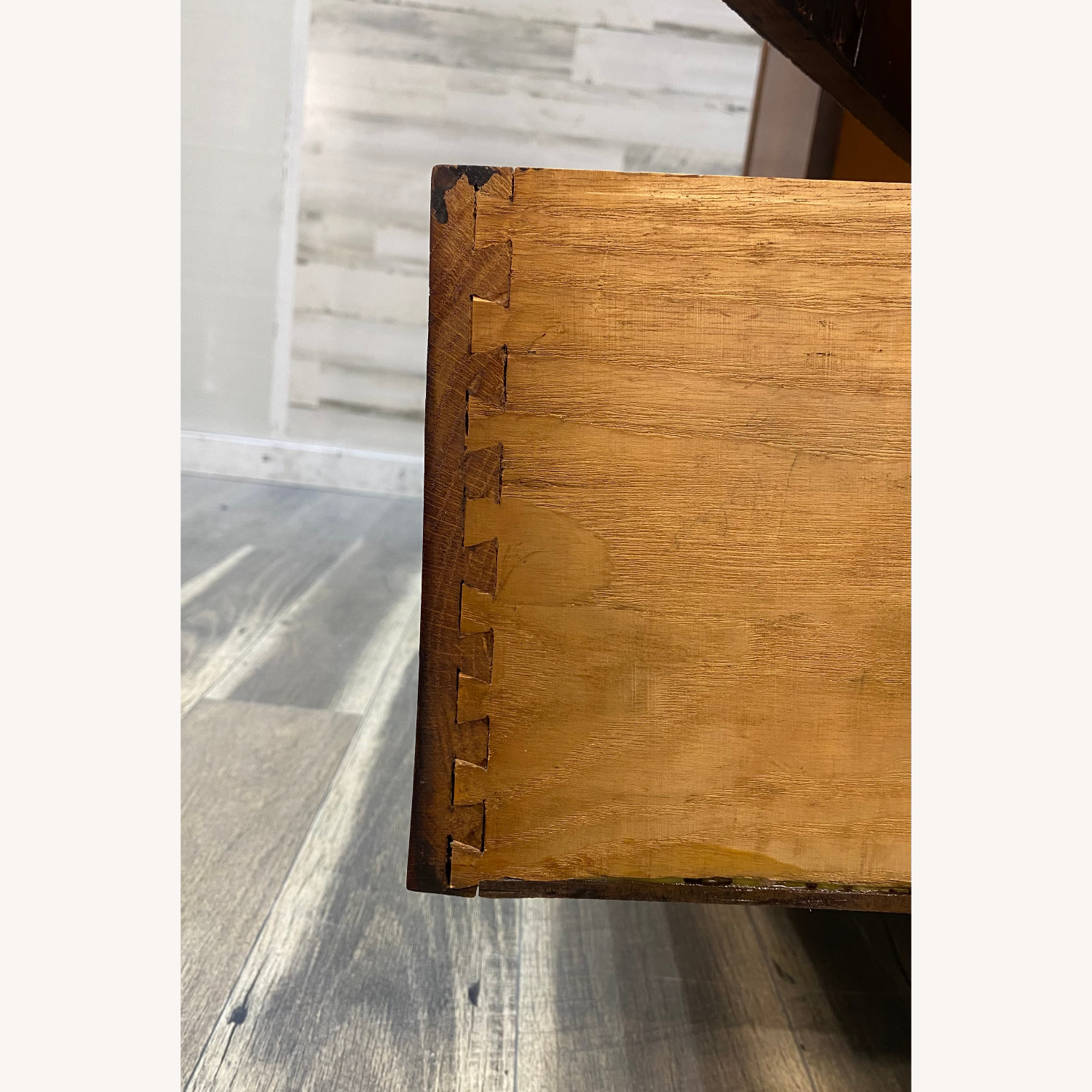 Vintage/Antique Dark Brown Armoire - image-8