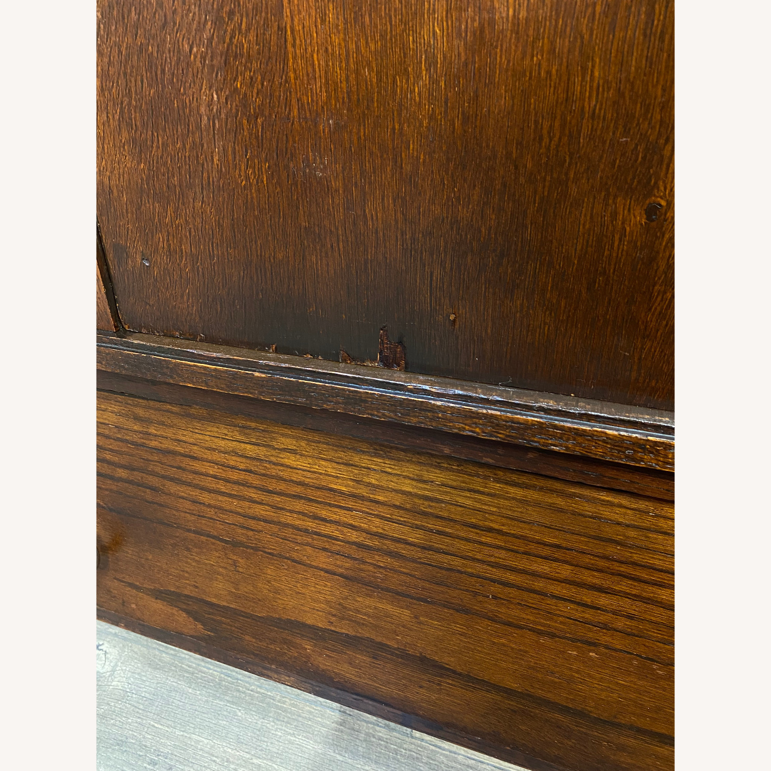 Vintage/Antique Dark Brown Armoire - image-7