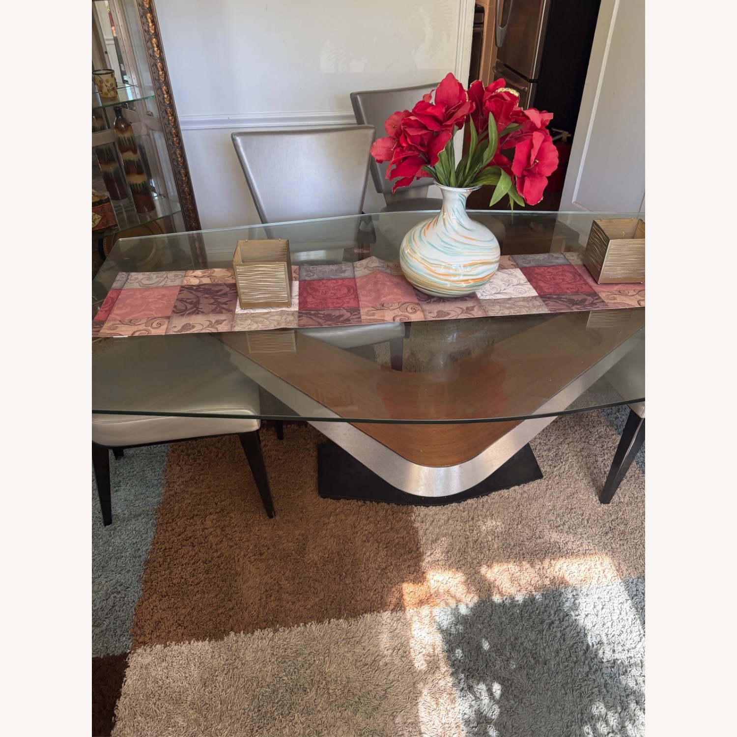 Elegant Home Fashions Glass Dining Set - image-3