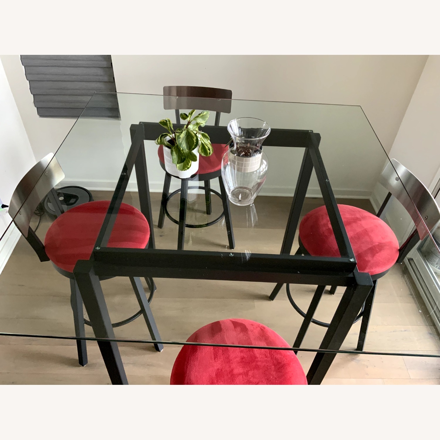 Taylor Made Custom Glass Top Dinning Table/ Stools - image-1