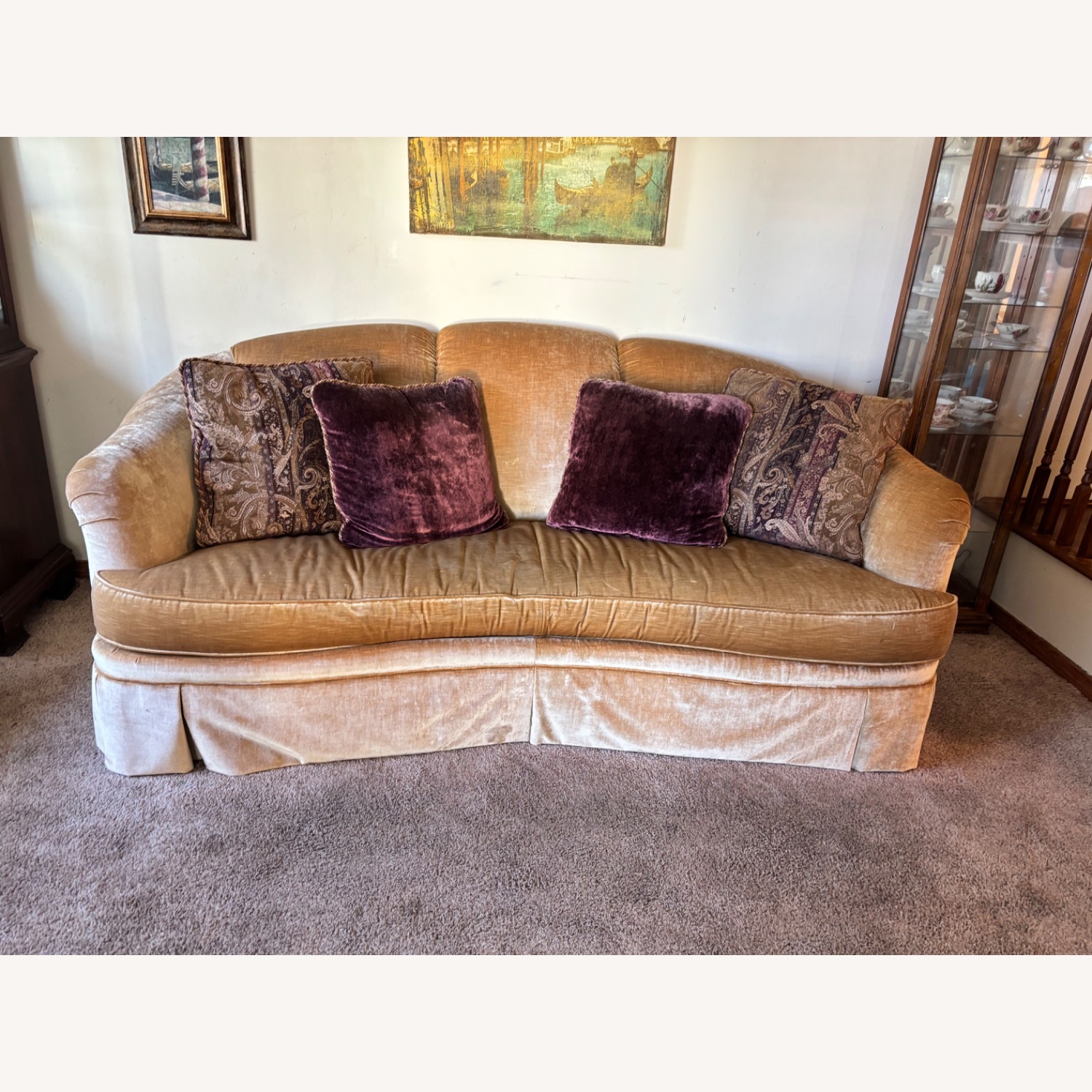 Century Furniture Gold 3+ Seater Sofa - image-1