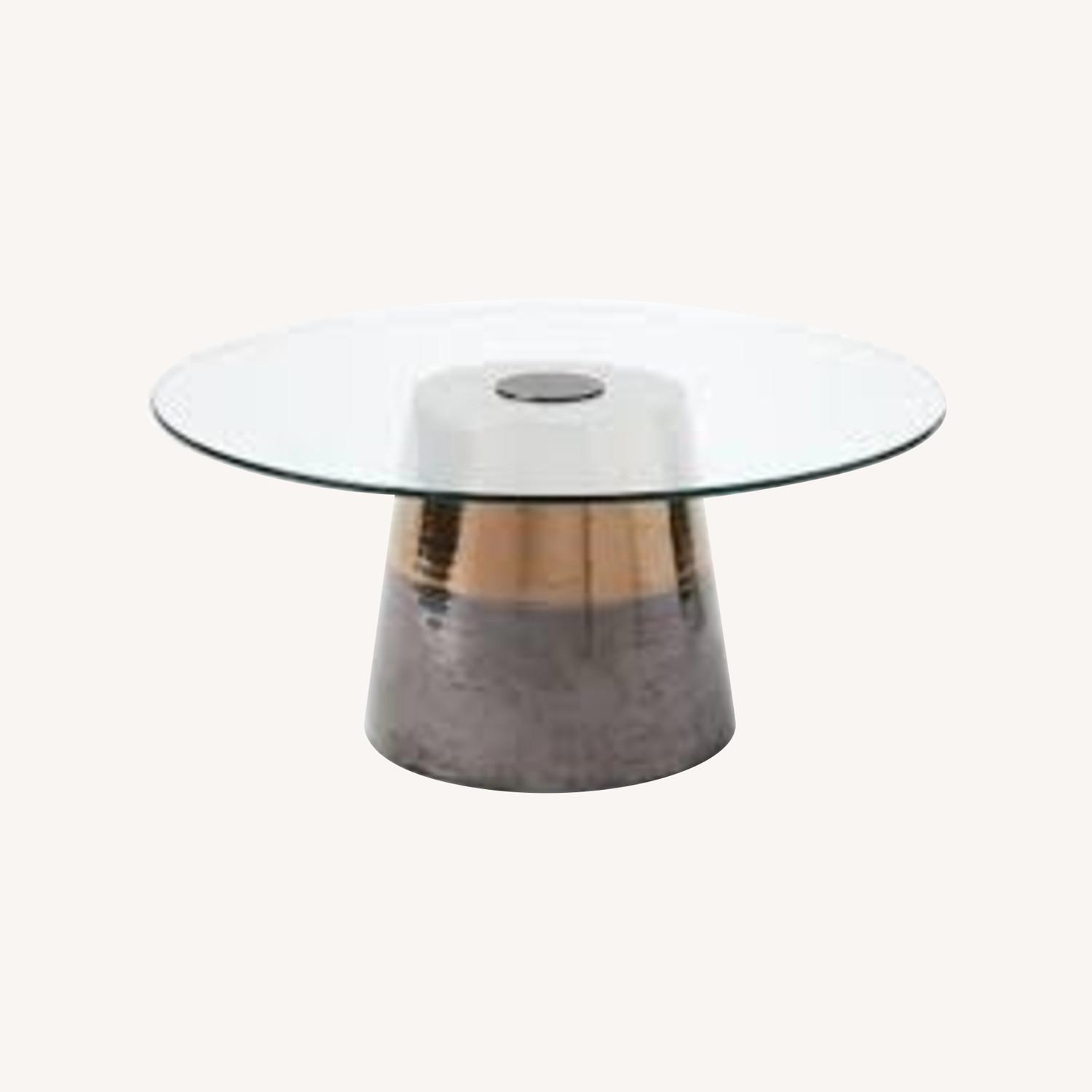 West Elm Ombré Metallic Coffee Table Coffee Table - image-0