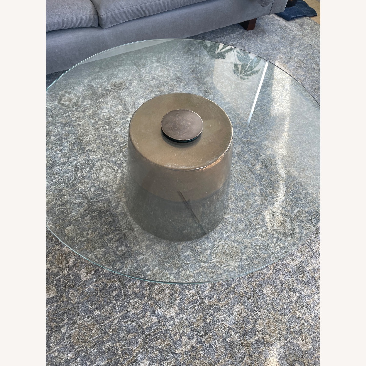 West Elm Ombré Metallic Coffee Table Coffee Table - image-1