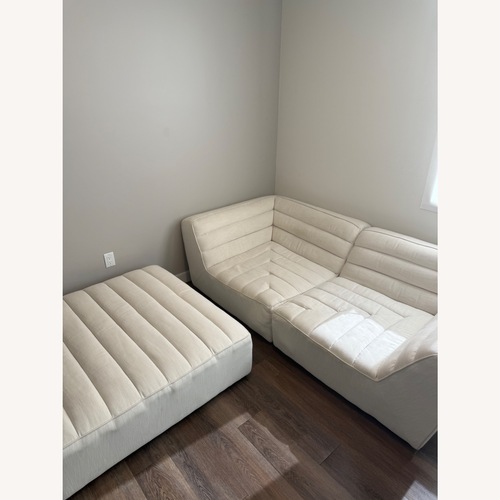 Used Restoration Hardware Chelsea Natural 2 Seater Sofa for sale on AptDeco