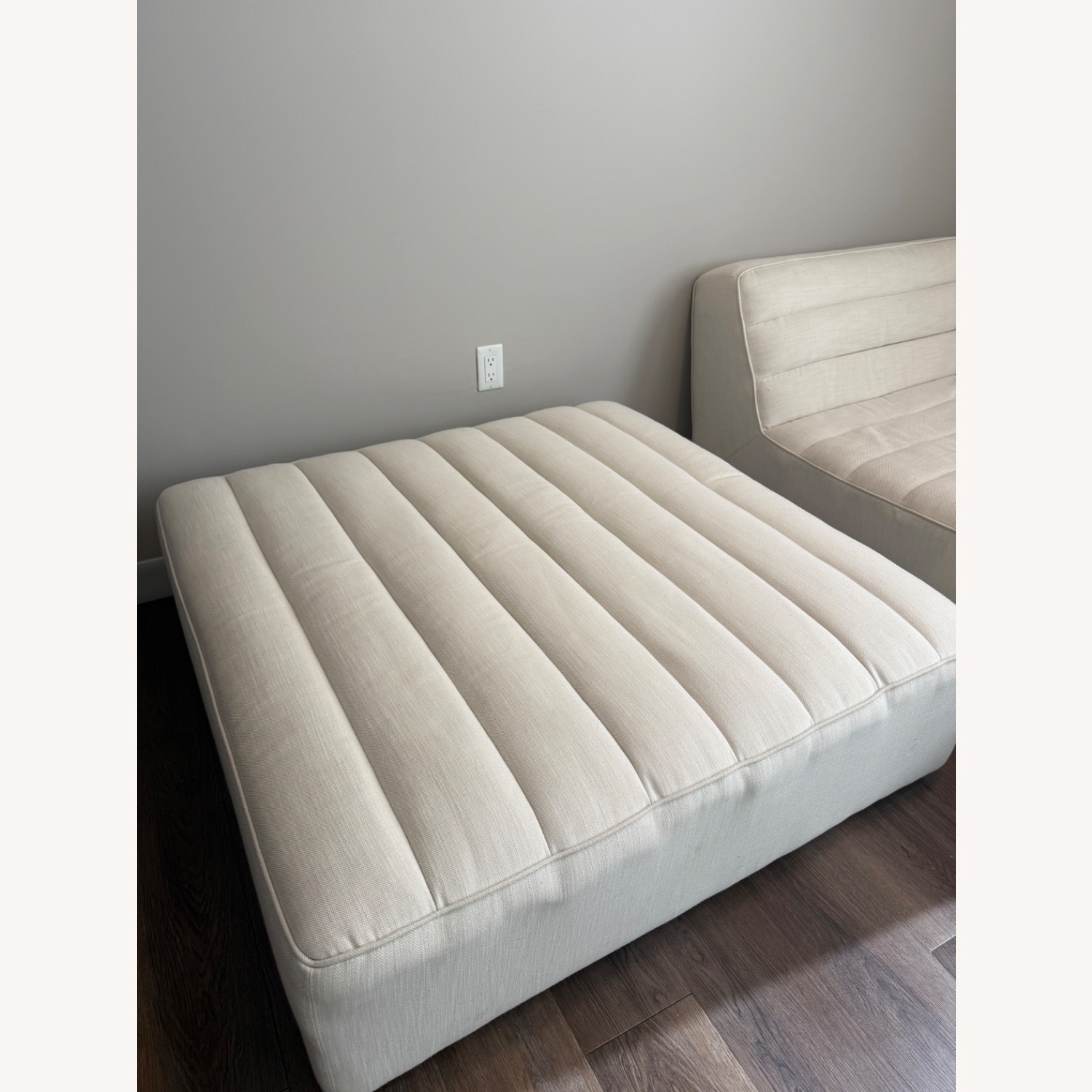 Restoration Hardware Chelsea Natural 2 Seater Sofa - image-3