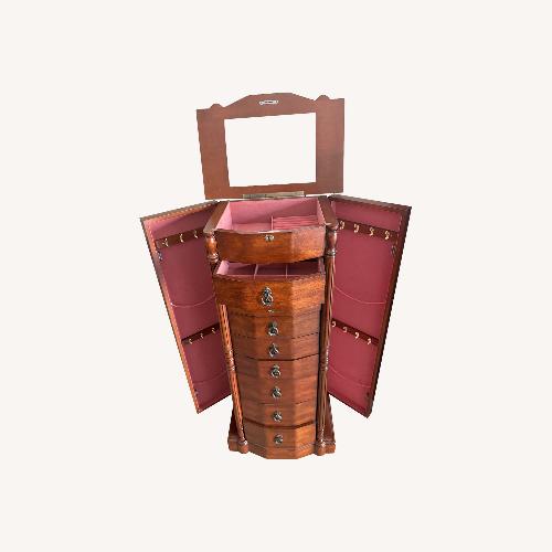 Used Elegant Wooden Jewelry Armoire for sale on AptDeco