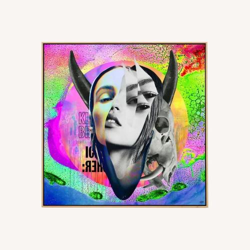 Used Nick Thomm Wood Wall Art for sale on AptDeco