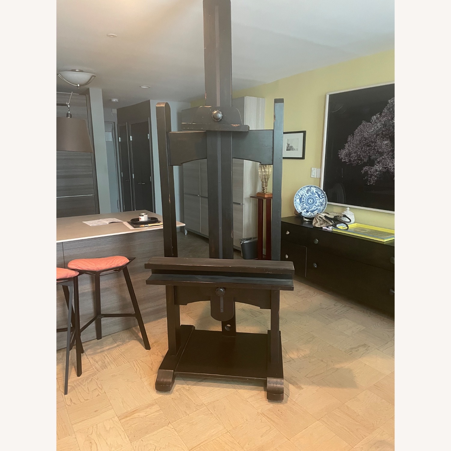 Restoration Hardware Rolling TV Easel - image-1