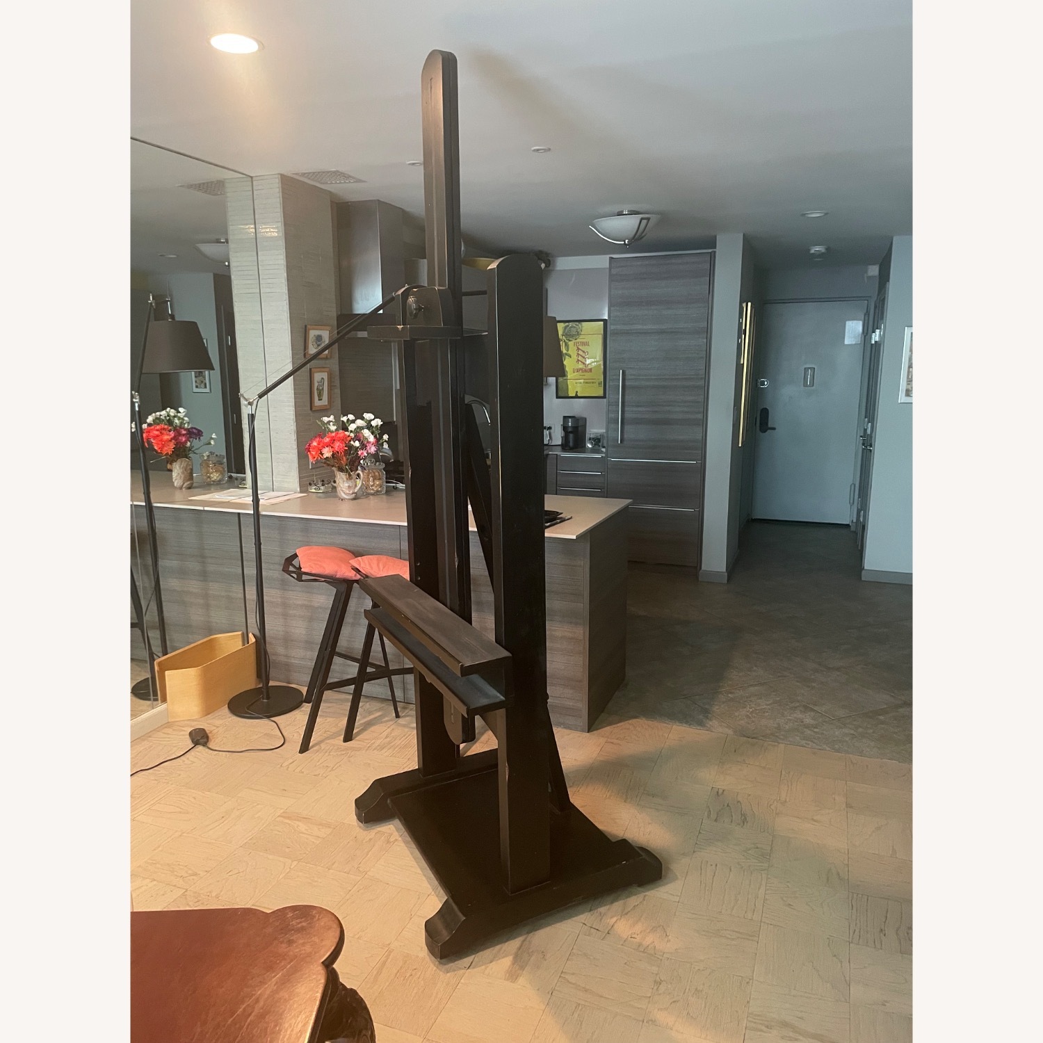 Restoration Hardware Rolling TV Easel - image-2