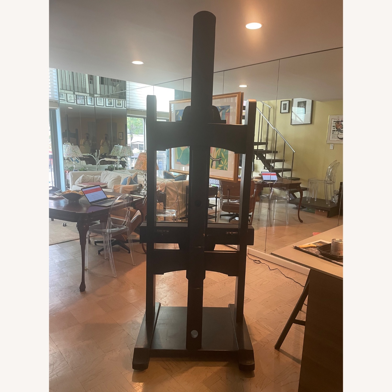 Restoration Hardware Rolling TV Easel - image-4