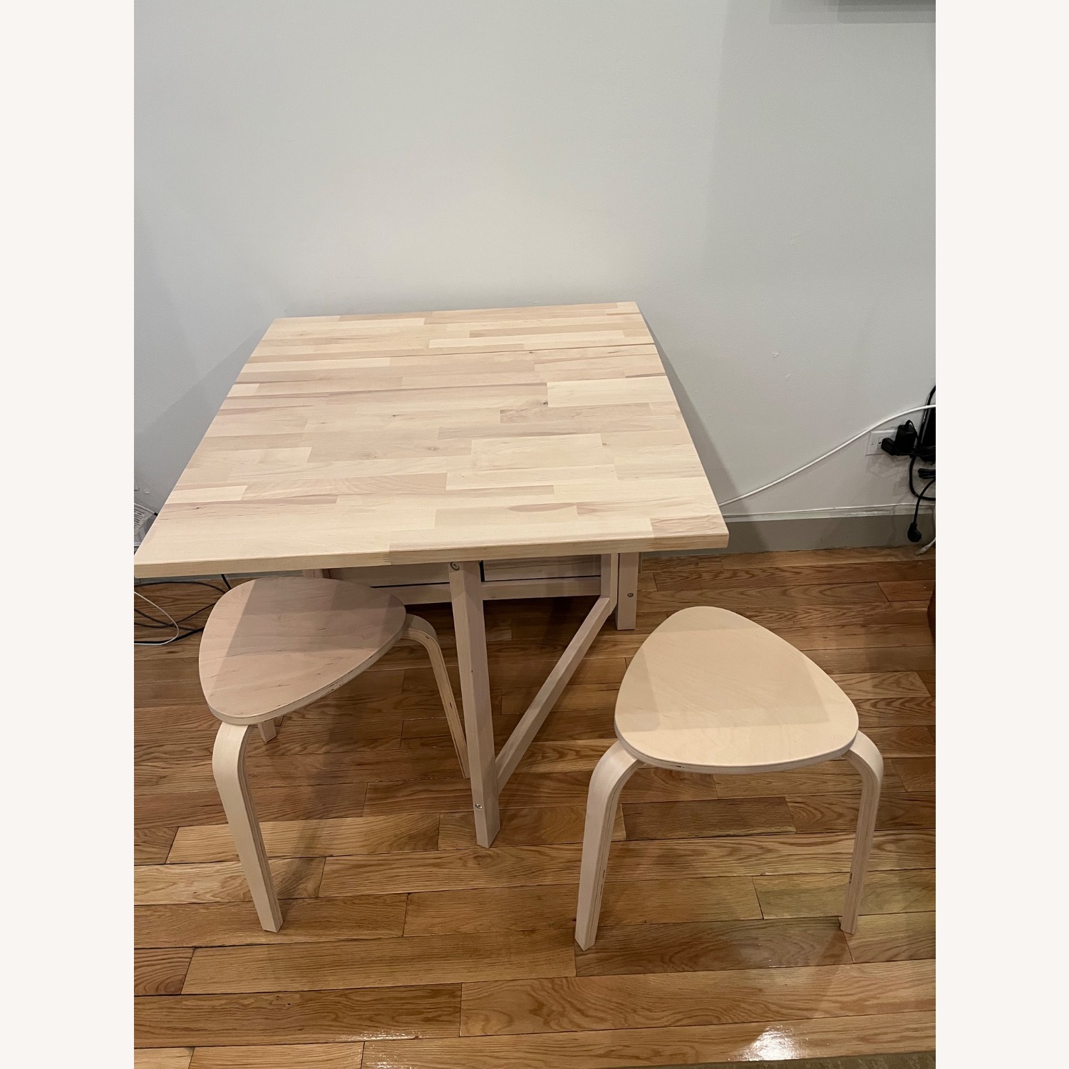 IKEA Norden Natural Wood Dining Table - AptDeco