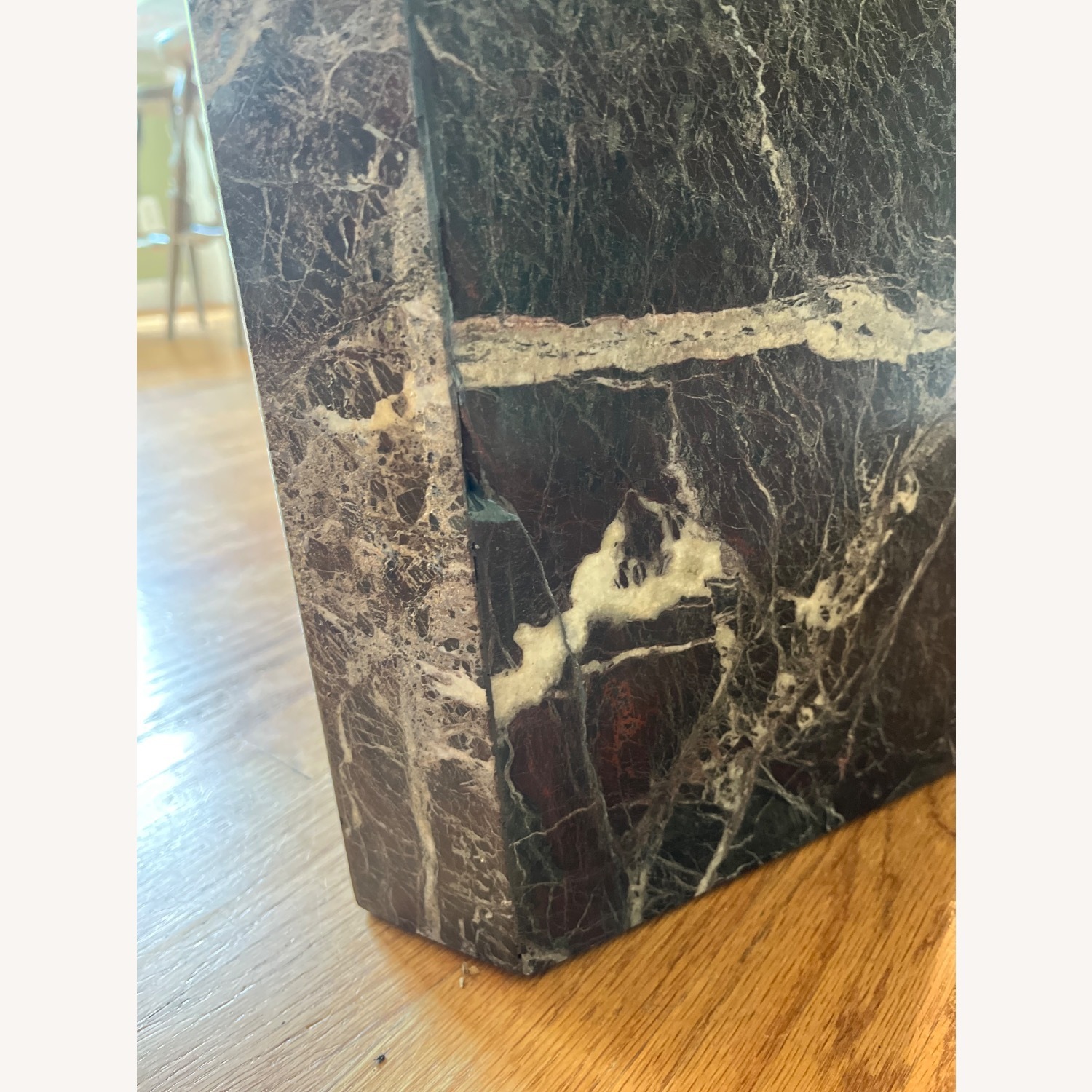 Vintage/Antique Black Marble Side Tables - image-4