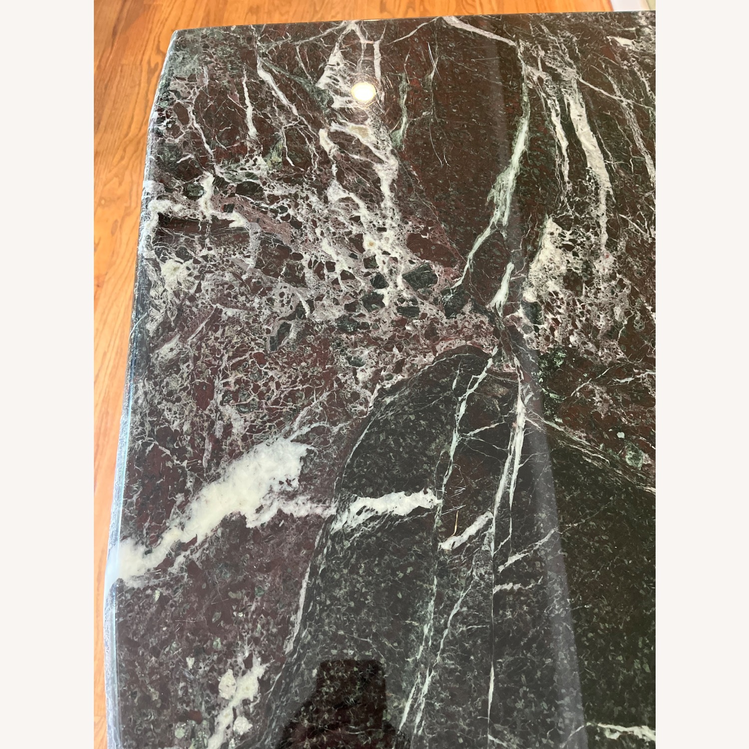 Vintage/Antique Black Marble Side Tables - image-5