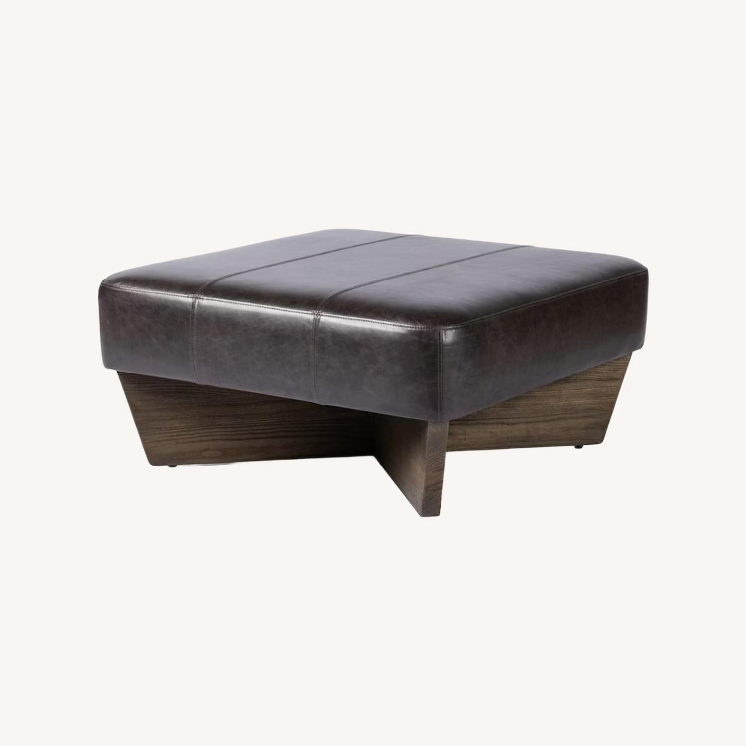 Four Hands Chaz Square Ottoman - image-0