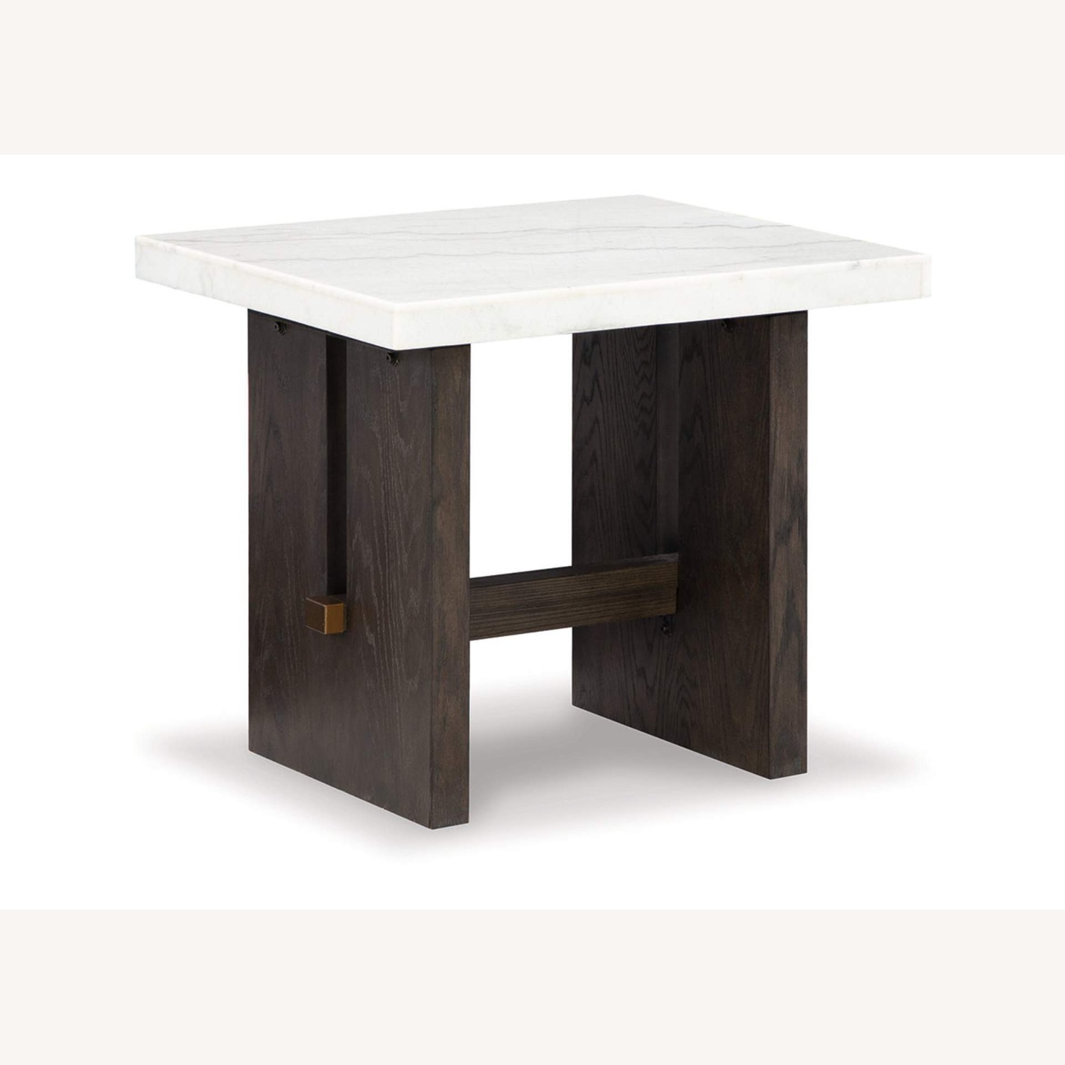 Burkhaus White Wood Side Table - image-4