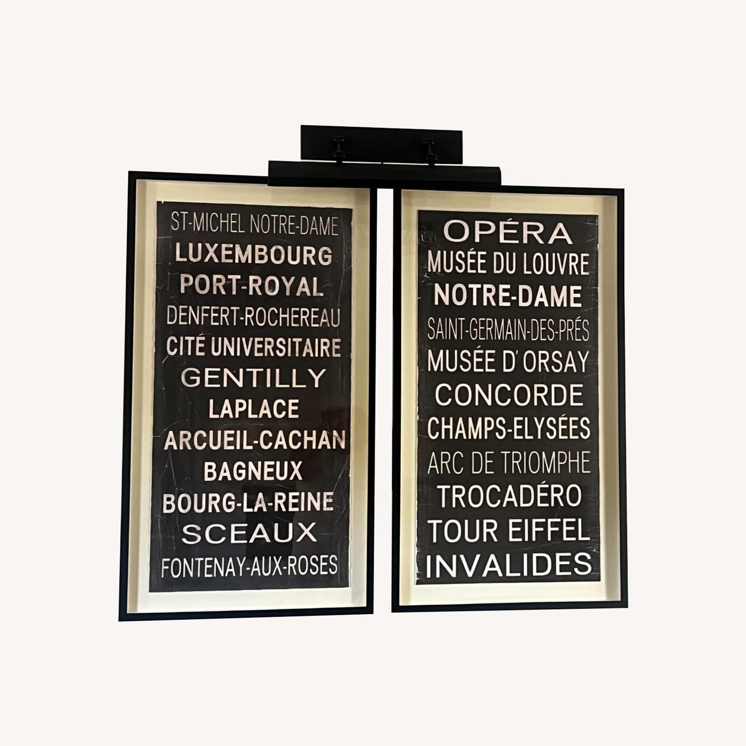 Restoration Hardware Paris Subway Stations Art - image-0