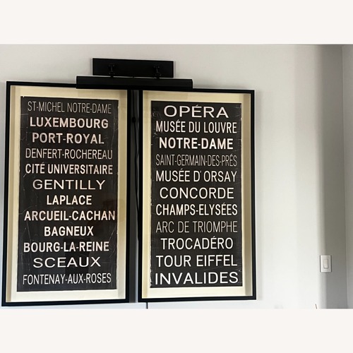 Used Restoration Hardware Paris Subway Stations Art for sale on AptDeco