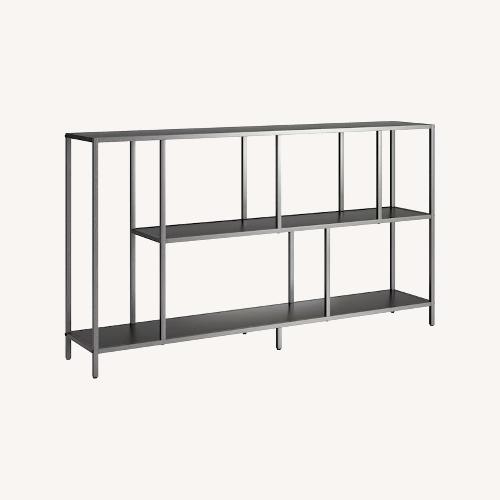 Used CB2 Light Gray Metal Media Storage for sale on AptDeco