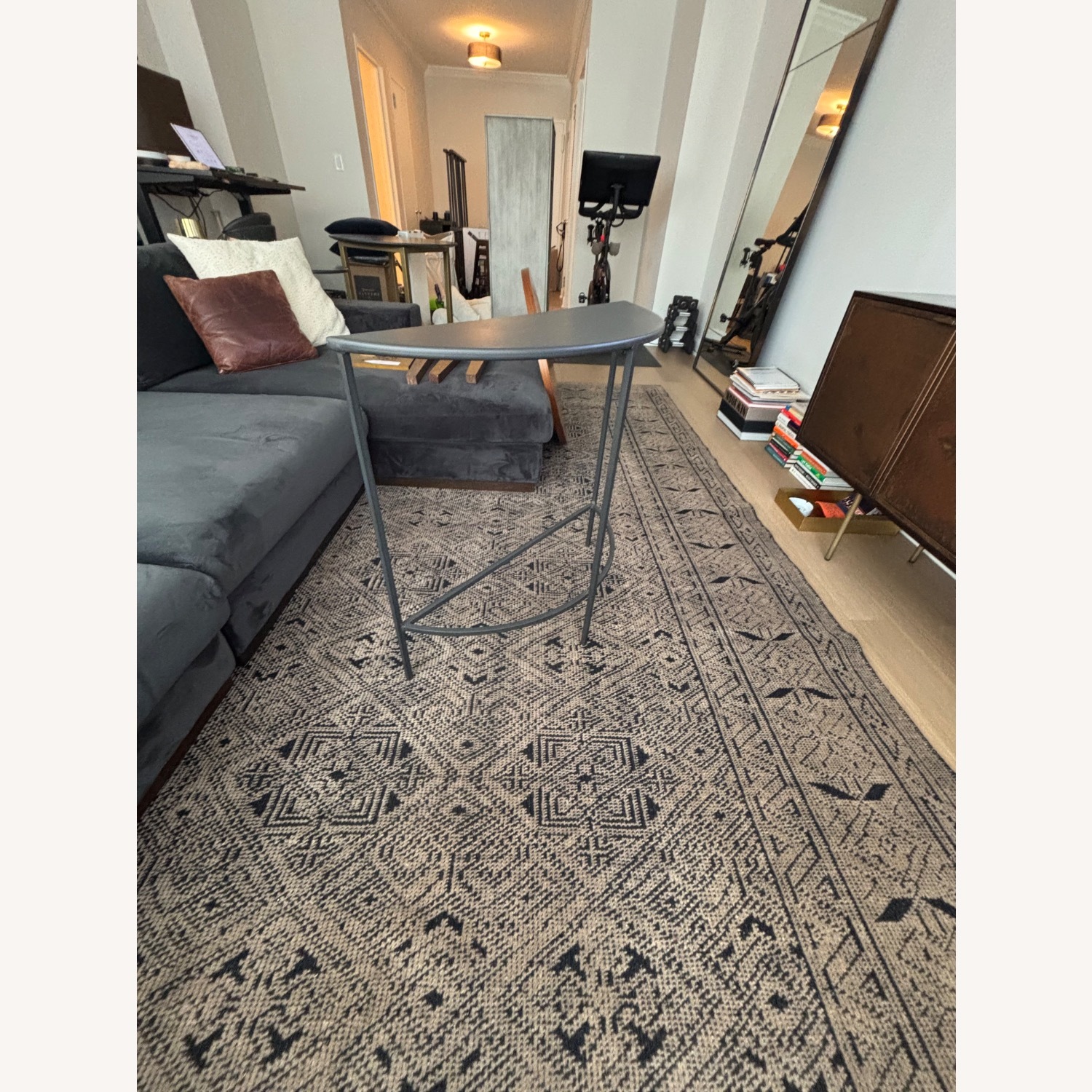 Room & Board Black Metal Side Table - image-2