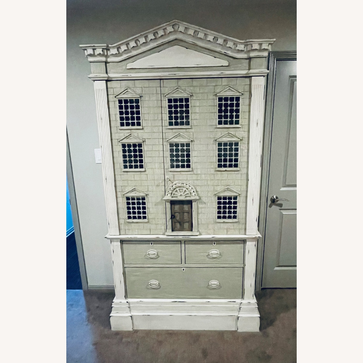 Restoration Hardware Child Doll House Cabinet - image-1