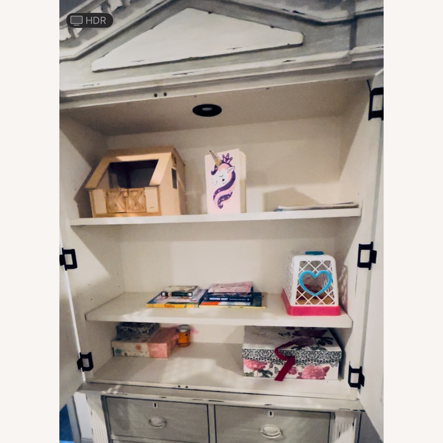 Restoration Hardware Child Doll House Cabinet - image-4