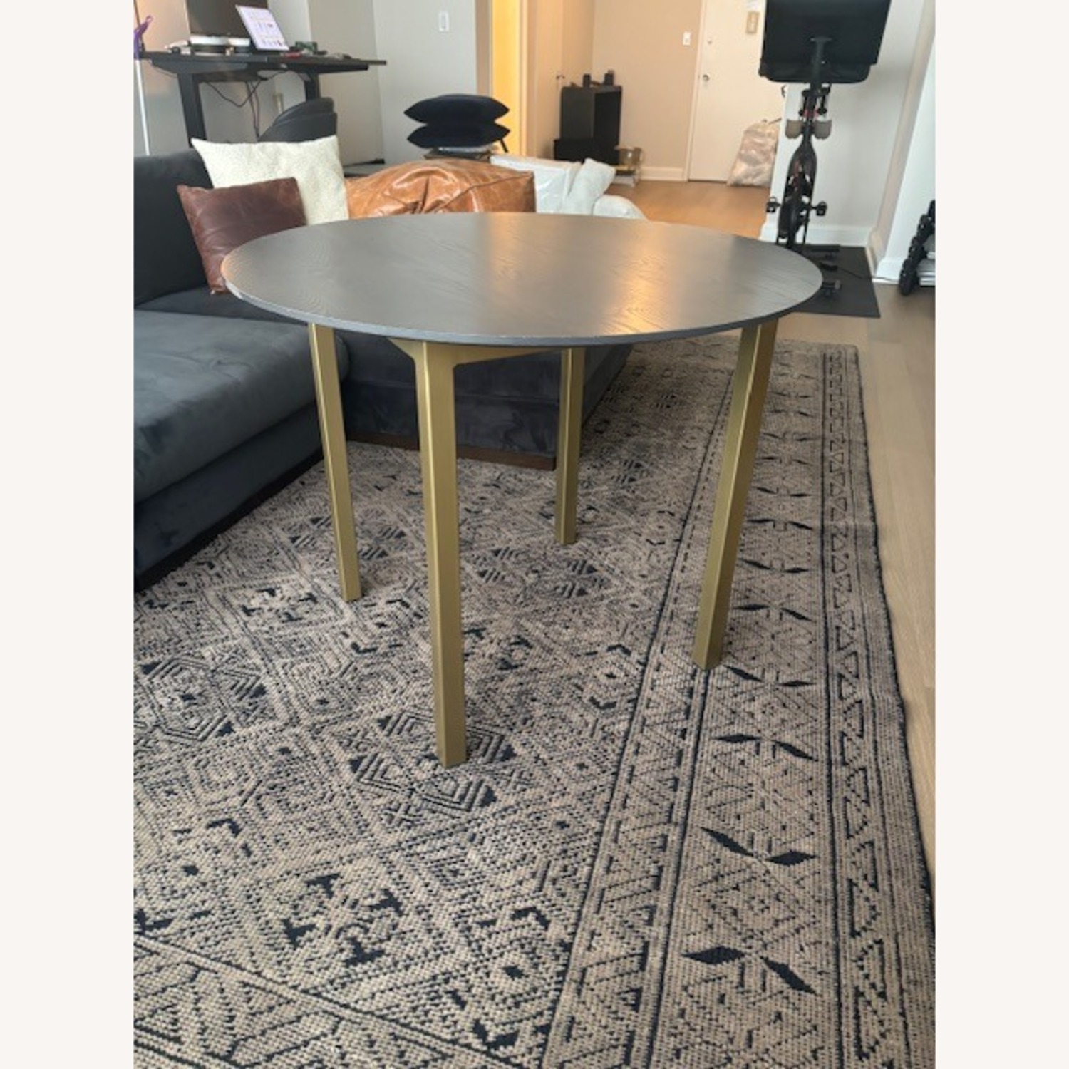 Room & Board Parsons Dark Brown Wood Dining Table - image-1