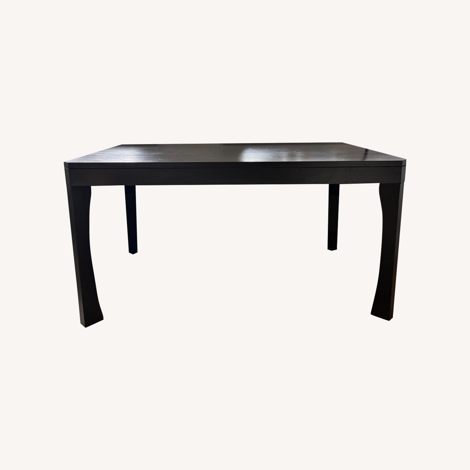 Anthropologie Black Makdi Dining Table - image-0