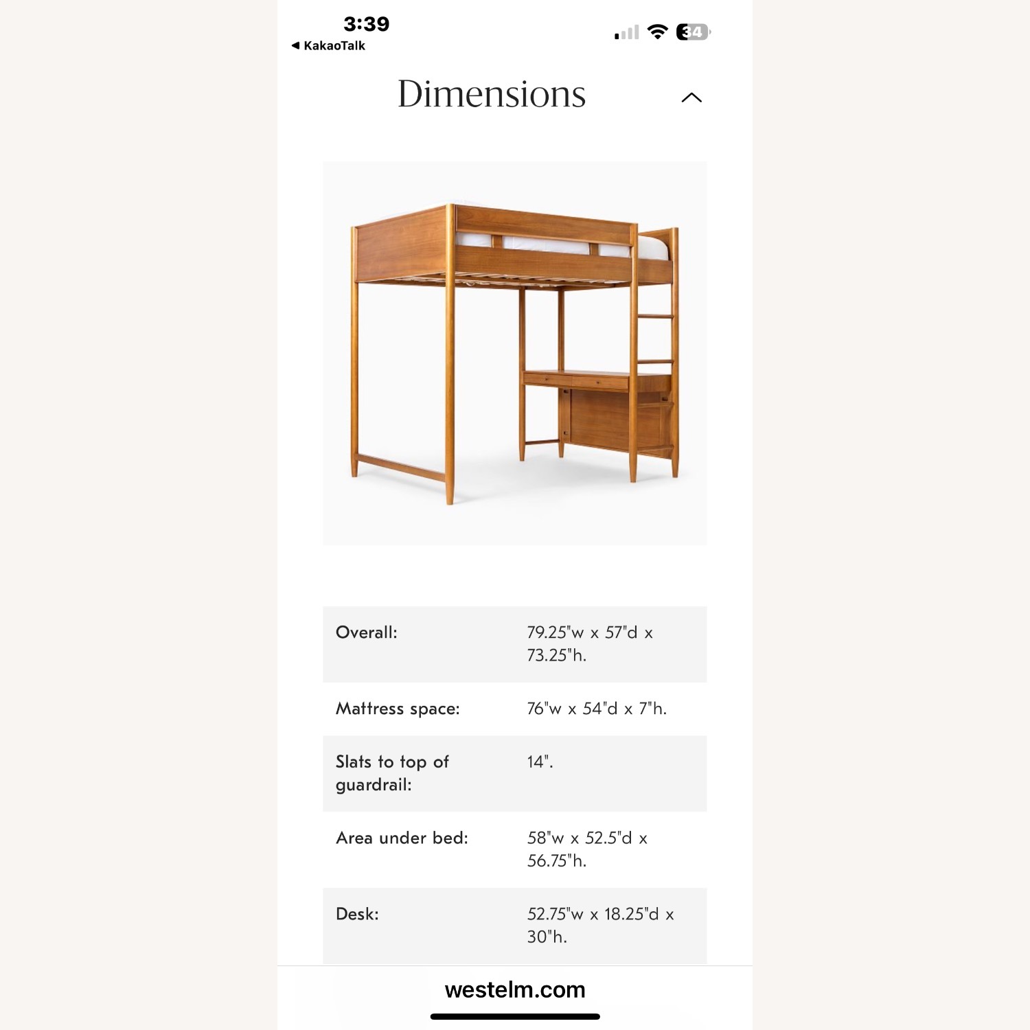 Pottery Barn Kids Mid Century Bunk Bed - image-6