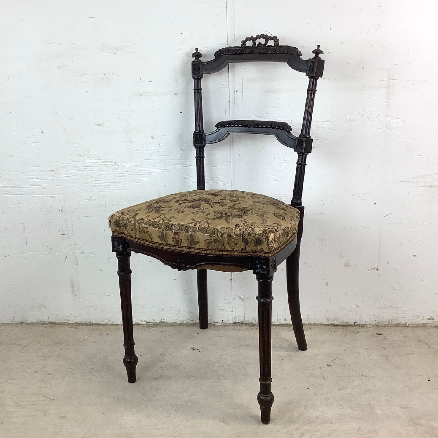Ornate French Side Chair after Napoleon III - image-1