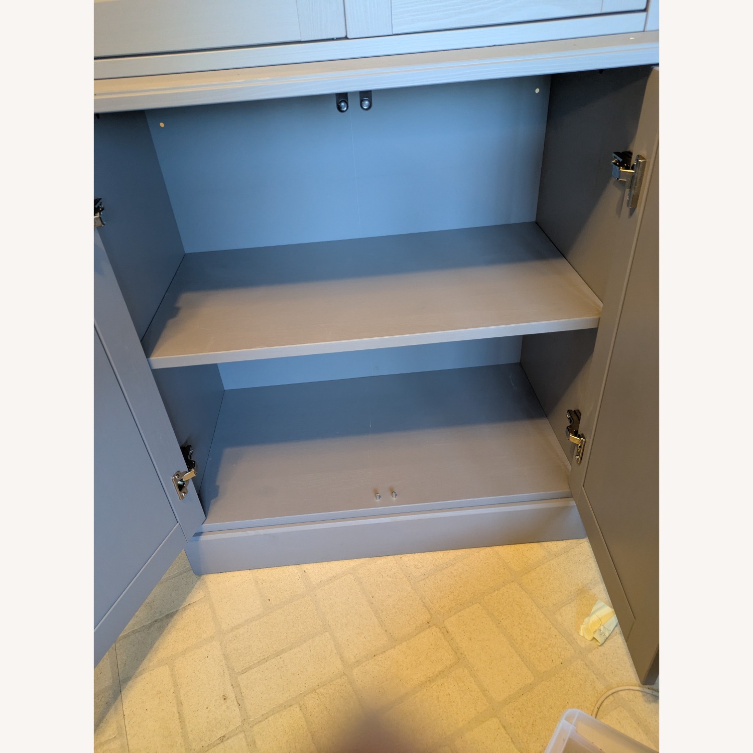 IKEA HAVSTA Light Gray Wood Bookcase - image-4
