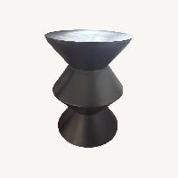 Black Metal Side Table