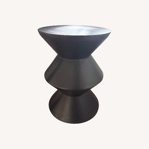 Used Black Metal Side Table for sale on AptDeco