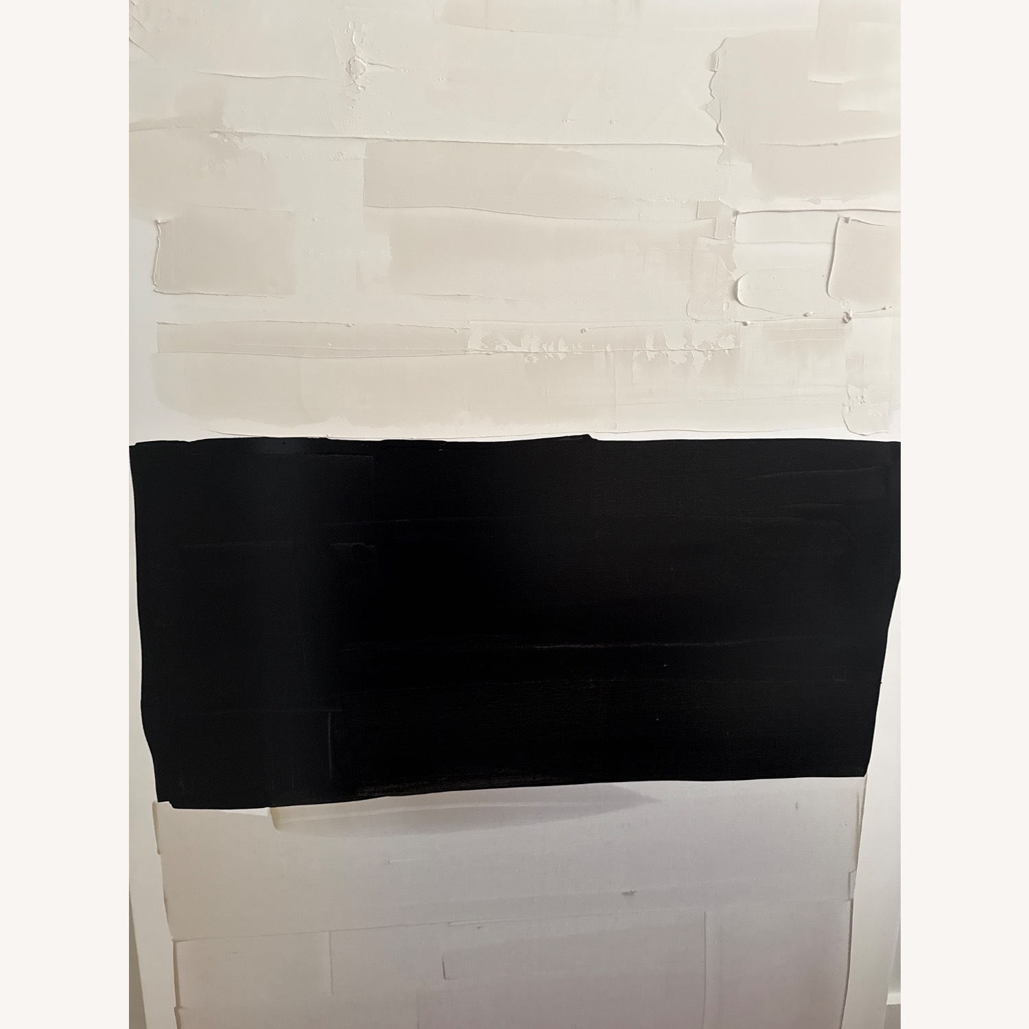 CB2 Black Fabric Wall Art - image-3