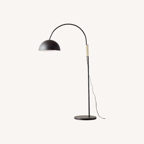 Used CB2 Mermelada Estudio Black Metal Floor Lamp for sale on AptDeco