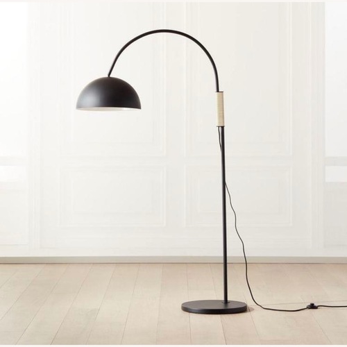 Used CB2 Mermelada Estudio Black Metal Floor Lamp for sale on AptDeco