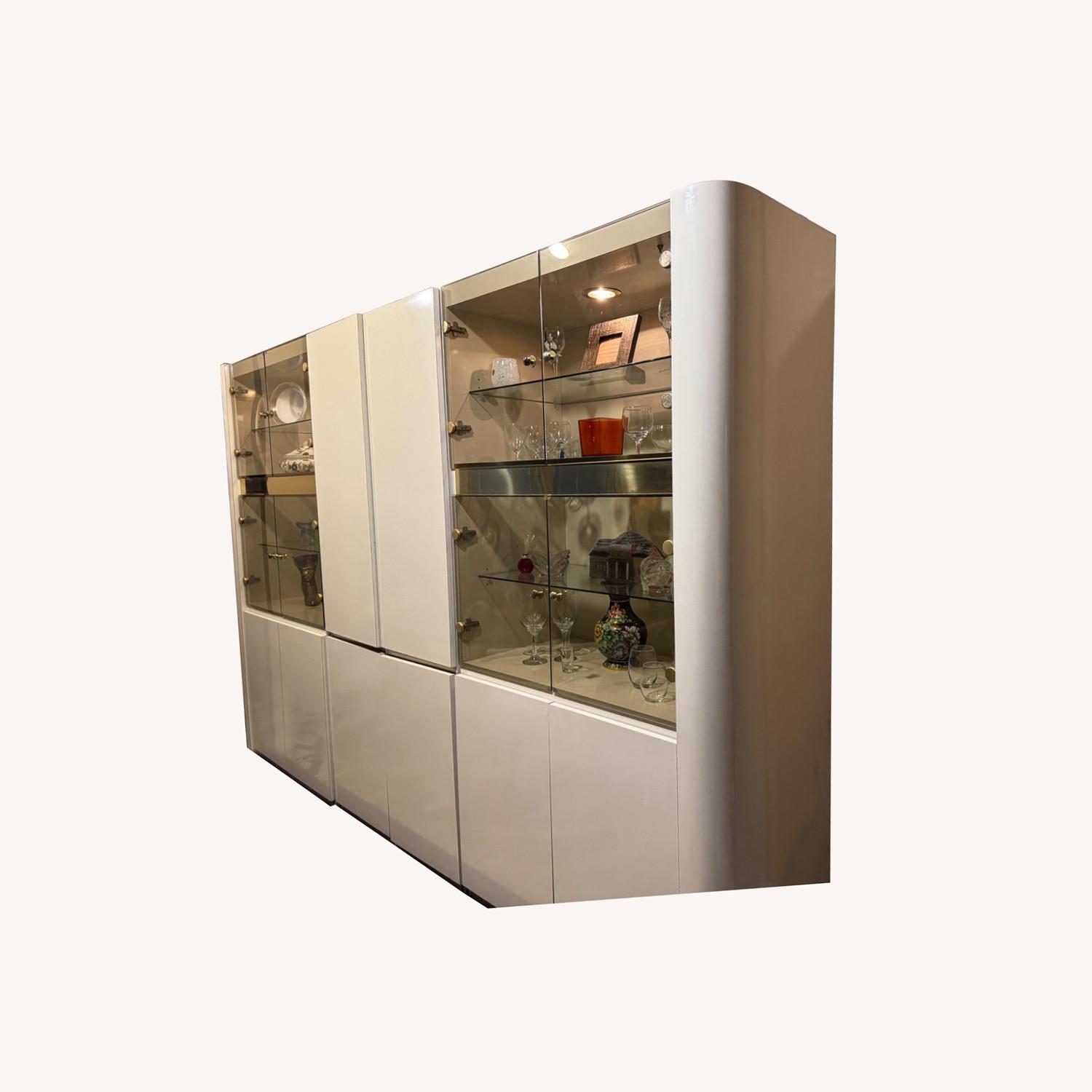 MidCentury Italian Lacquer Wall Unit - image-0