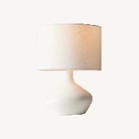 West Elm White Table Lamp