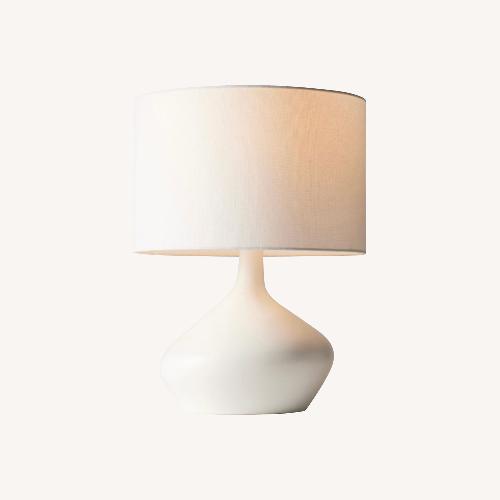Used West Elm White Table Lamp for sale on AptDeco