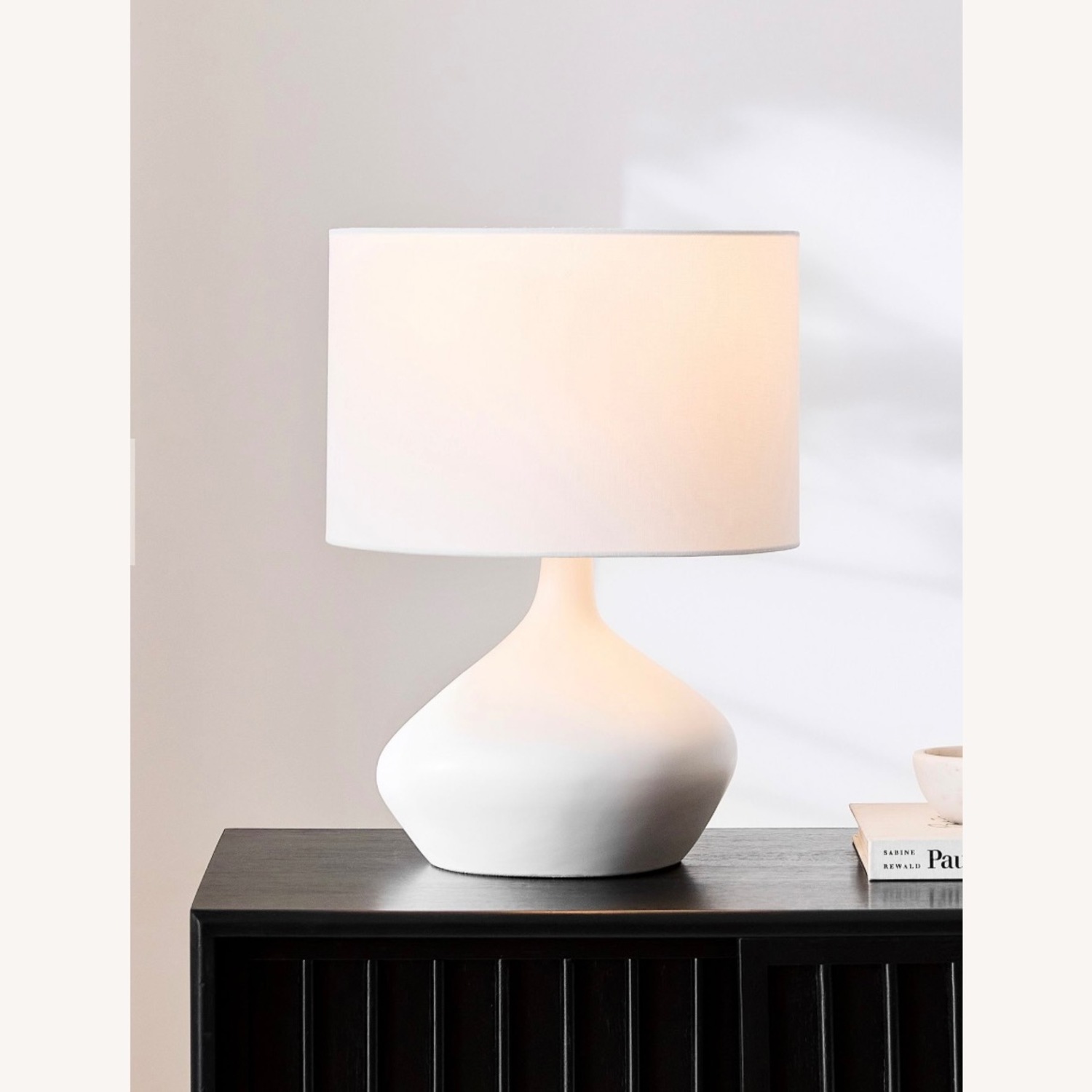 West Elm White Table Lamp - image-2