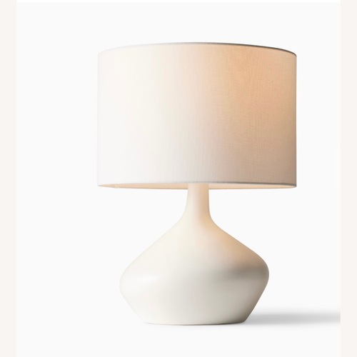 Used West Elm White Table Lamp for sale on AptDeco