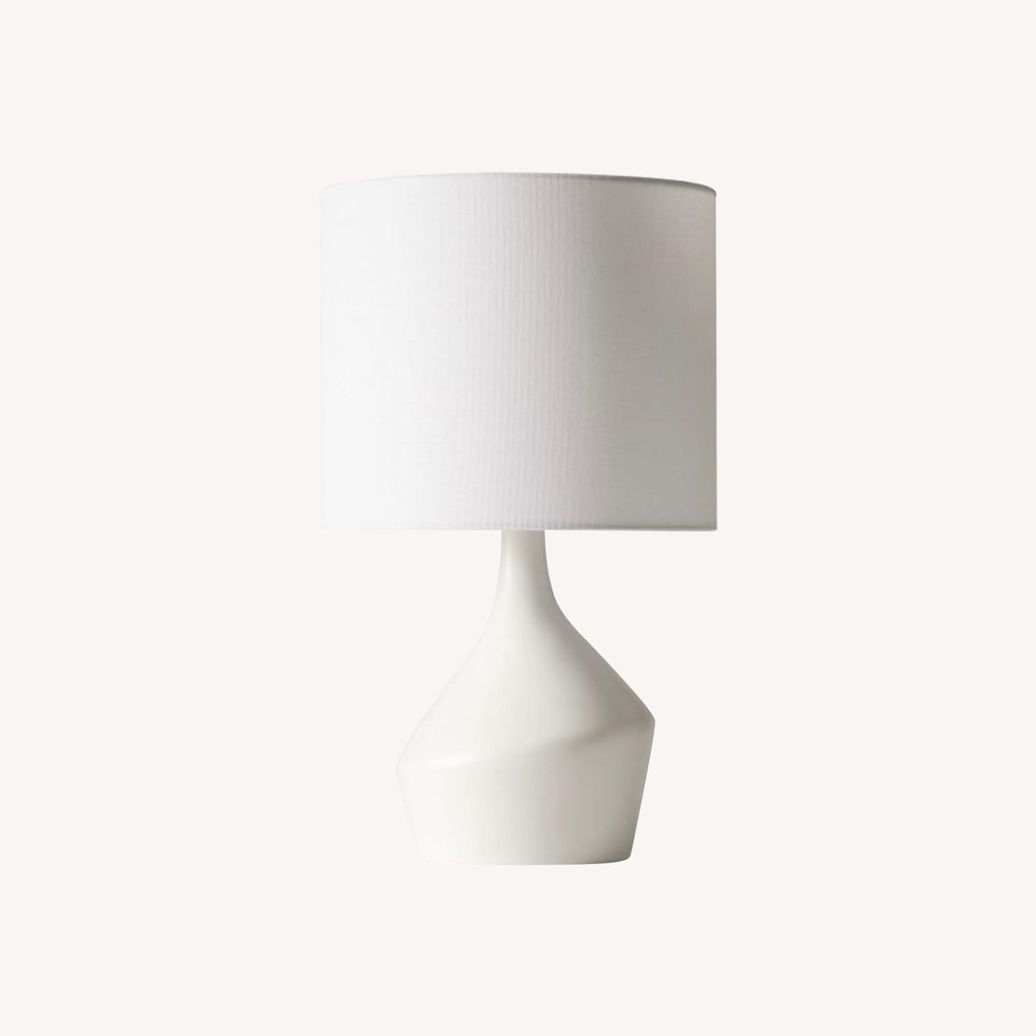 West Elm White Table Lamp - image-0